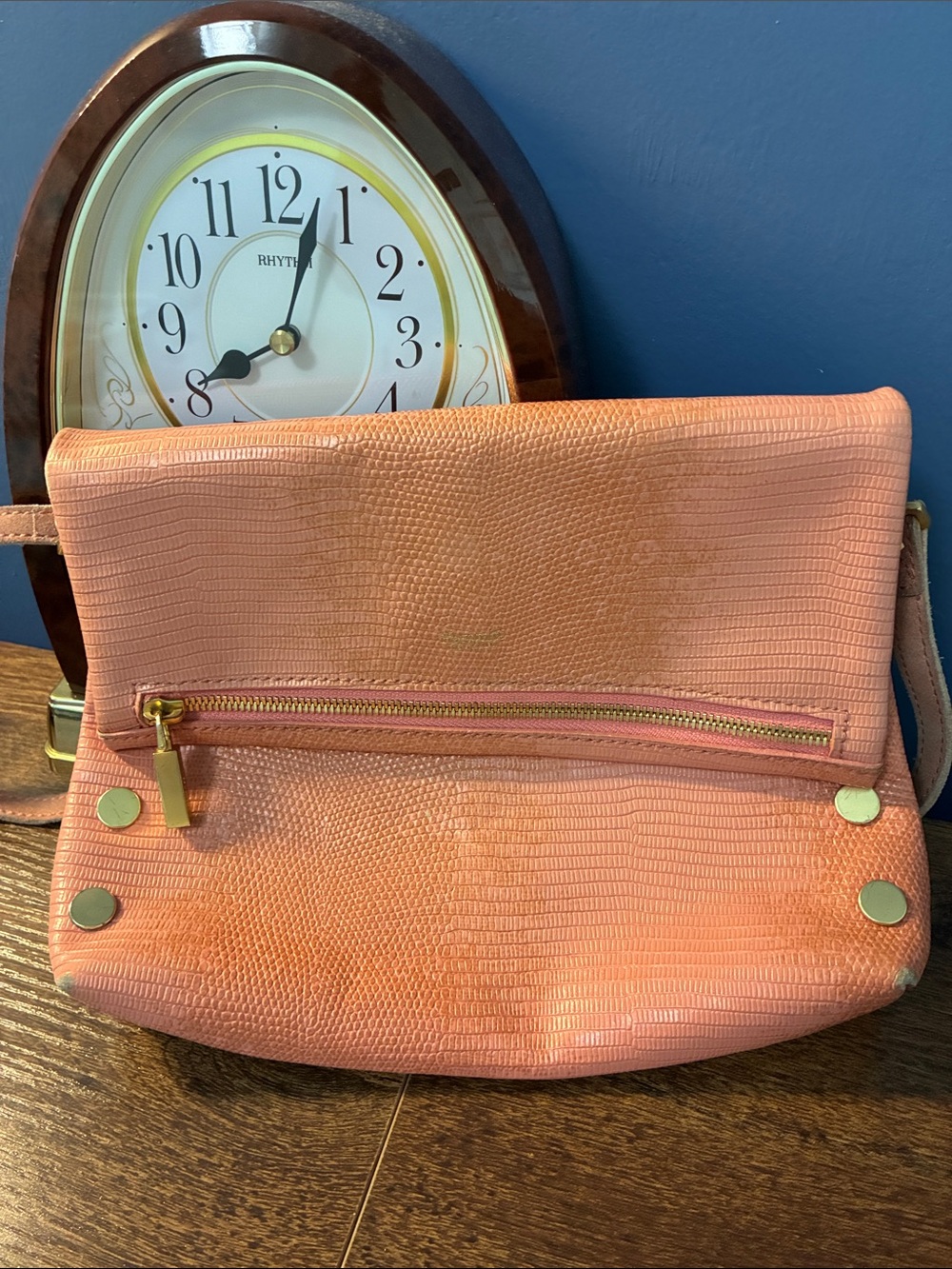 Hammitt Peach Textured Crossbody Bag